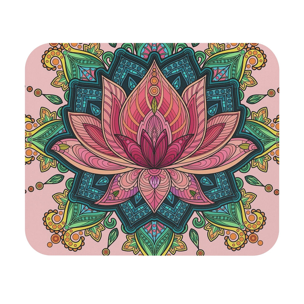 Pink Zen Mouse Pad (Rectangle)