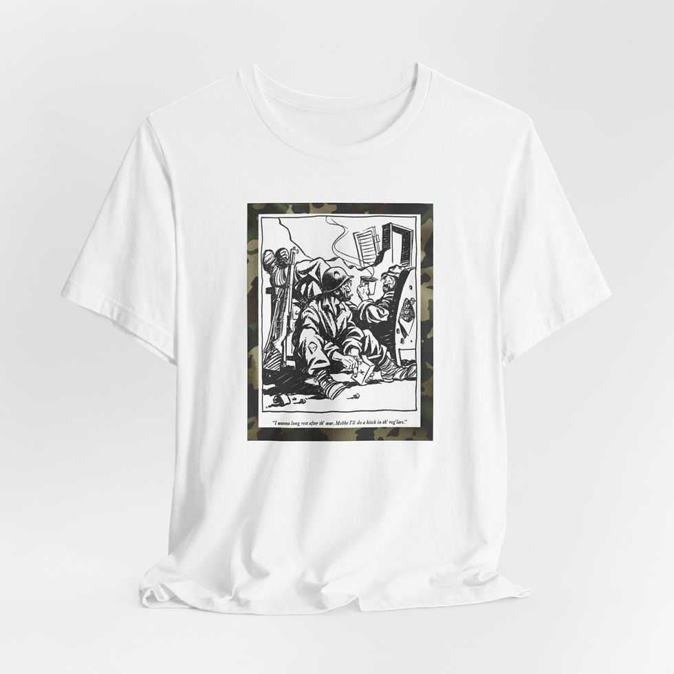 Thumbnail: Willie & Joe .. Long Rest Unisex Jersey Short Sleeve Tee