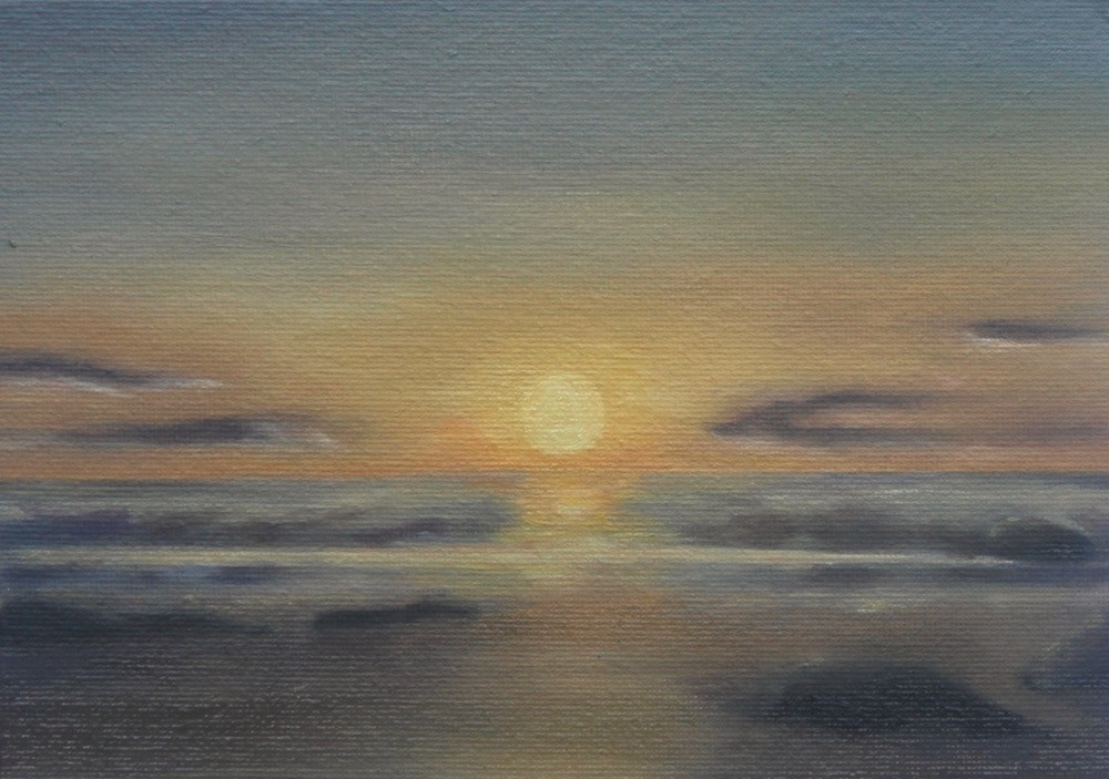 Golden Evening Study