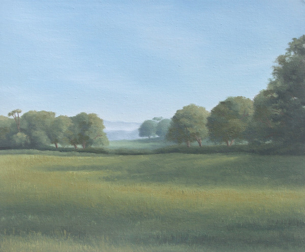 Misty Morning Sky
Oil on canvas board
26 x 31cm
October 2021