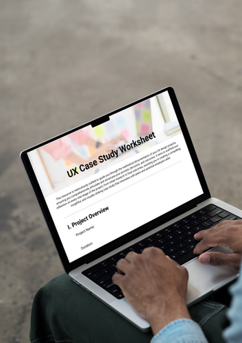 UX Case Study Worksheet | Mastermind Media Wks
