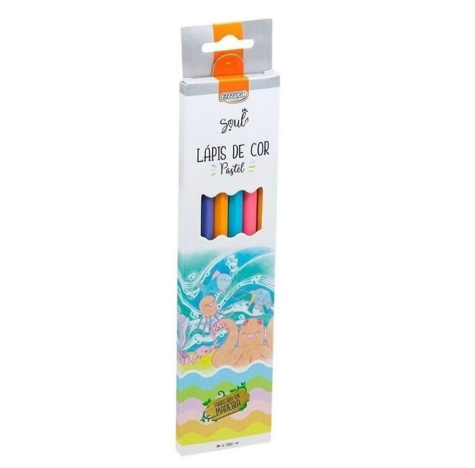 Miniatura: Lápis de cor soul - tons pastéis 