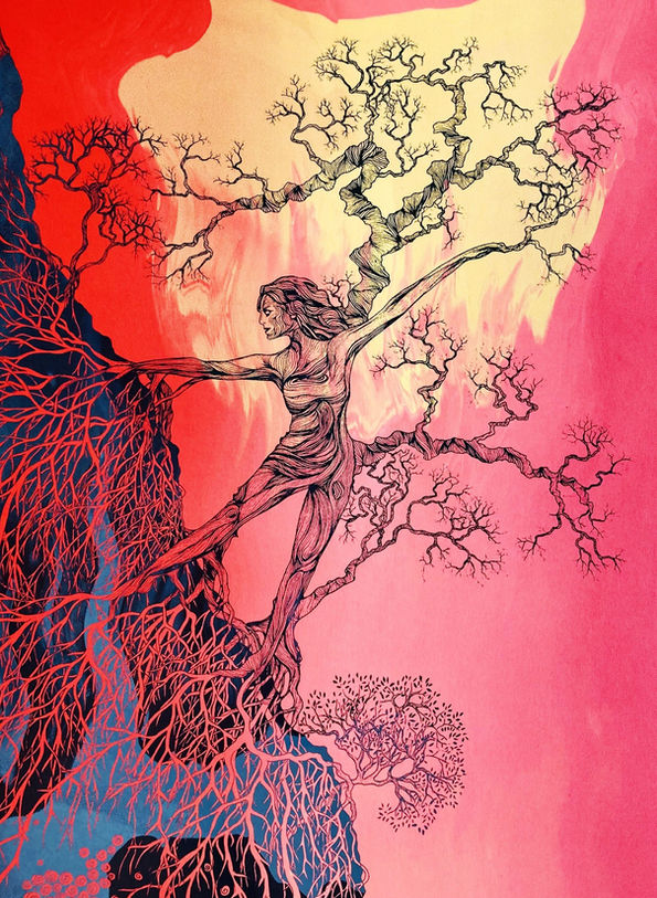 Trippy Potentiality | Screenprinting | 17x12 in