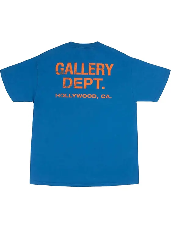 GALLERY DEPT. 国内送 Souvenir Tシャツ オレンジ Gallery Dept. Vintage Souvenir T-Shirt - Blue/Orange | Eye Candy