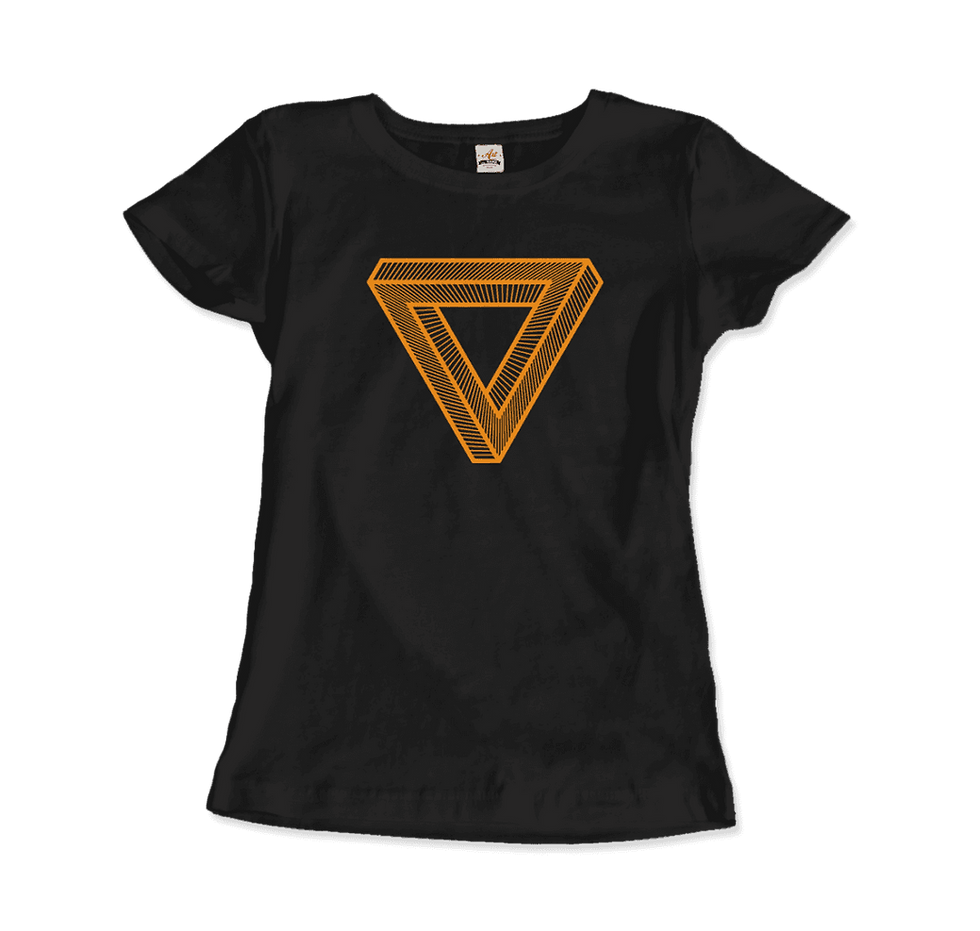Thumbnail: The Penrose Triangle From a Journey Through Time - DARK T-Shirt