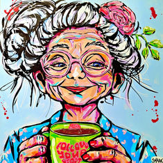 Colorful, Art, Happy Art, Popart, Original Art, Original Kunst, Kunst, Kunst med farver, humor, ekspressiv, akryl, billedkunstner, billedkunst, udstilling, Kunstmesse, indretning, homedecor, decor, wall art, wallart, kunst til væggen, funny art