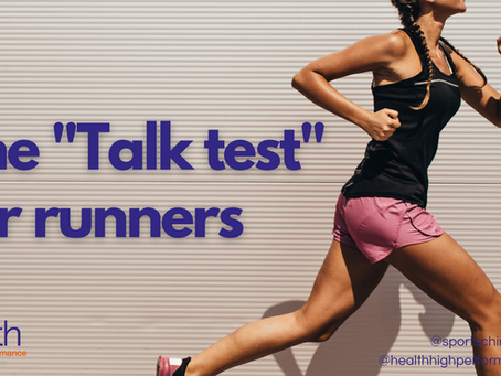 The "Talk Test" For Running Zones
