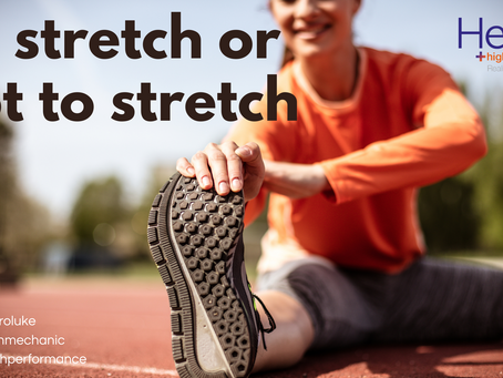 To stretch or not to stretch?
