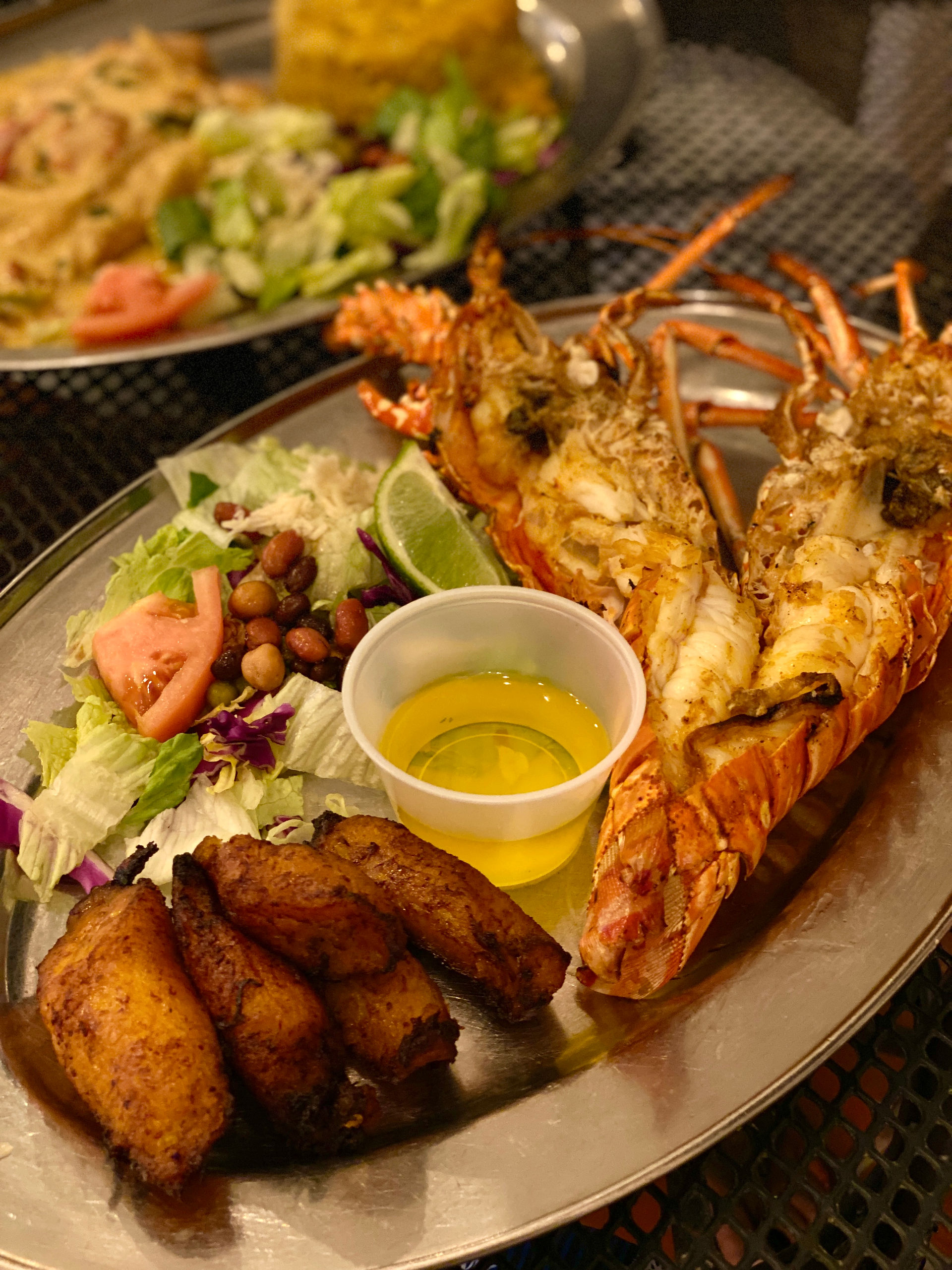 Grilled lobster