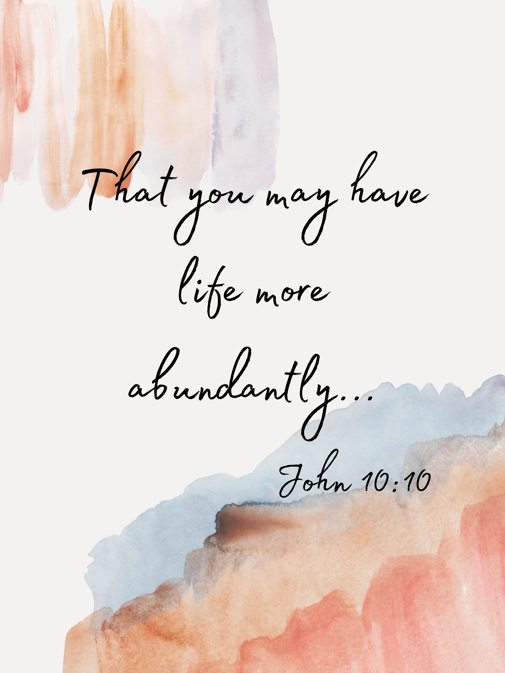 John 10:10 Wall Art