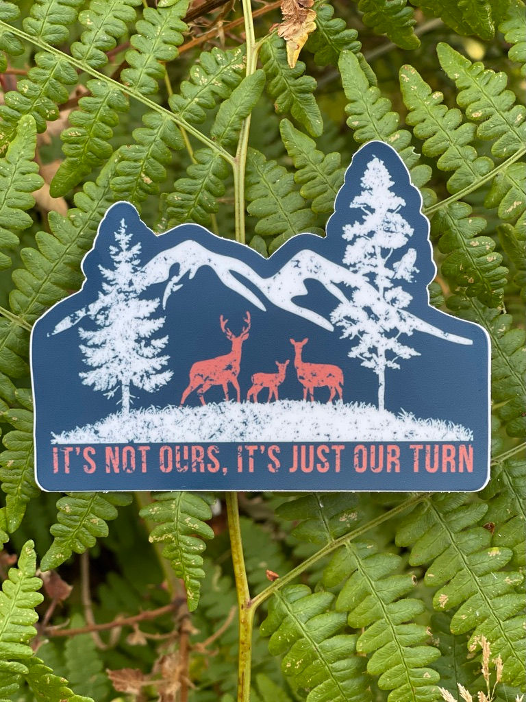 Thumbnail: It's Not Ours, It's Just Our Turn Sticker