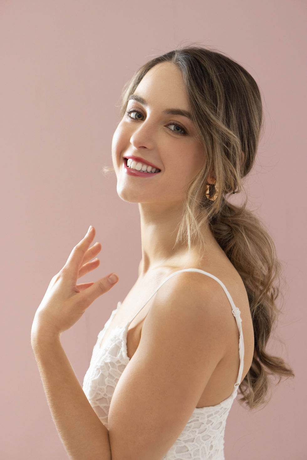 timeless image with pink background