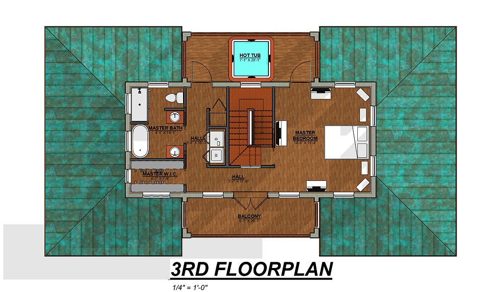 Thumbnail: PREMIUM BUILD 3 STORY SINGLE FAMILY HOME_MODEL-3651 SQ.FT