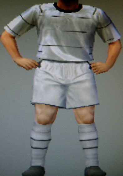 Swansea FFC white shirts, shorts & socks all with black trim