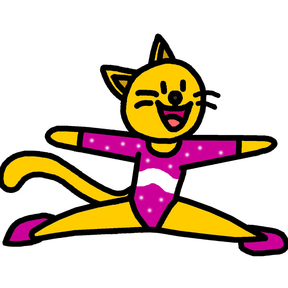 Gymnast Cat