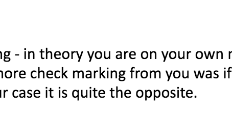 NZQA Marking Feedback