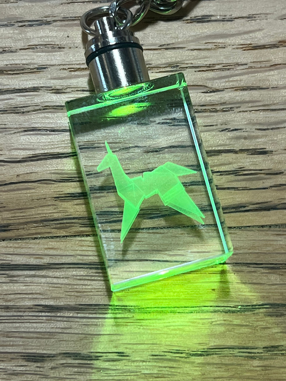 Thumbnail: Blade Runner unicorn origami crystal keychain