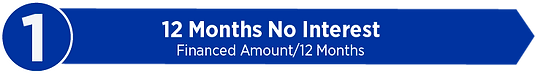 12 months no interest on windows