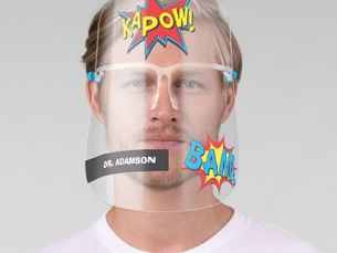 Top 10! Fun Comic Book Superhero Face Shield