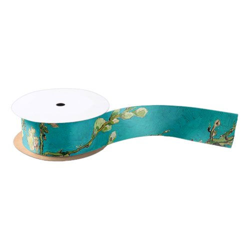 Best Price! Vincent Van Gogh Blossoming Almond Tree Floral Art Satin Ribbon