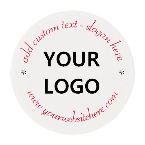 Review Custom Logo or Photo Text Edible Frosting Rounds