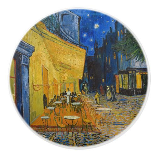 Best Price! Vincent van Gogh - Cafe Terrace at Night Ceramic Knob
