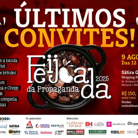 Feijoada da Propaganda 2025 chegando. Garanta sua presença
