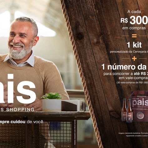 Dia dos Pais. Campanha do Minas Shopping é da Stalo In