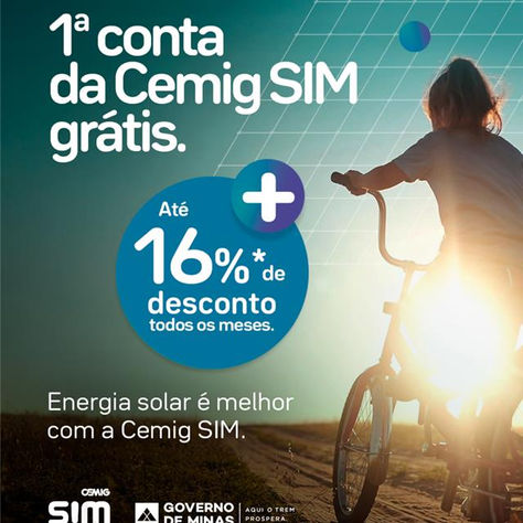 Cemig SIM: Lápis Raro assina campanha primeira conta de energia solar grátis