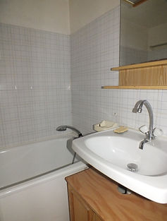 Studio - salle de bain avant travaux