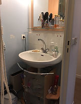 Vasque avant travaux