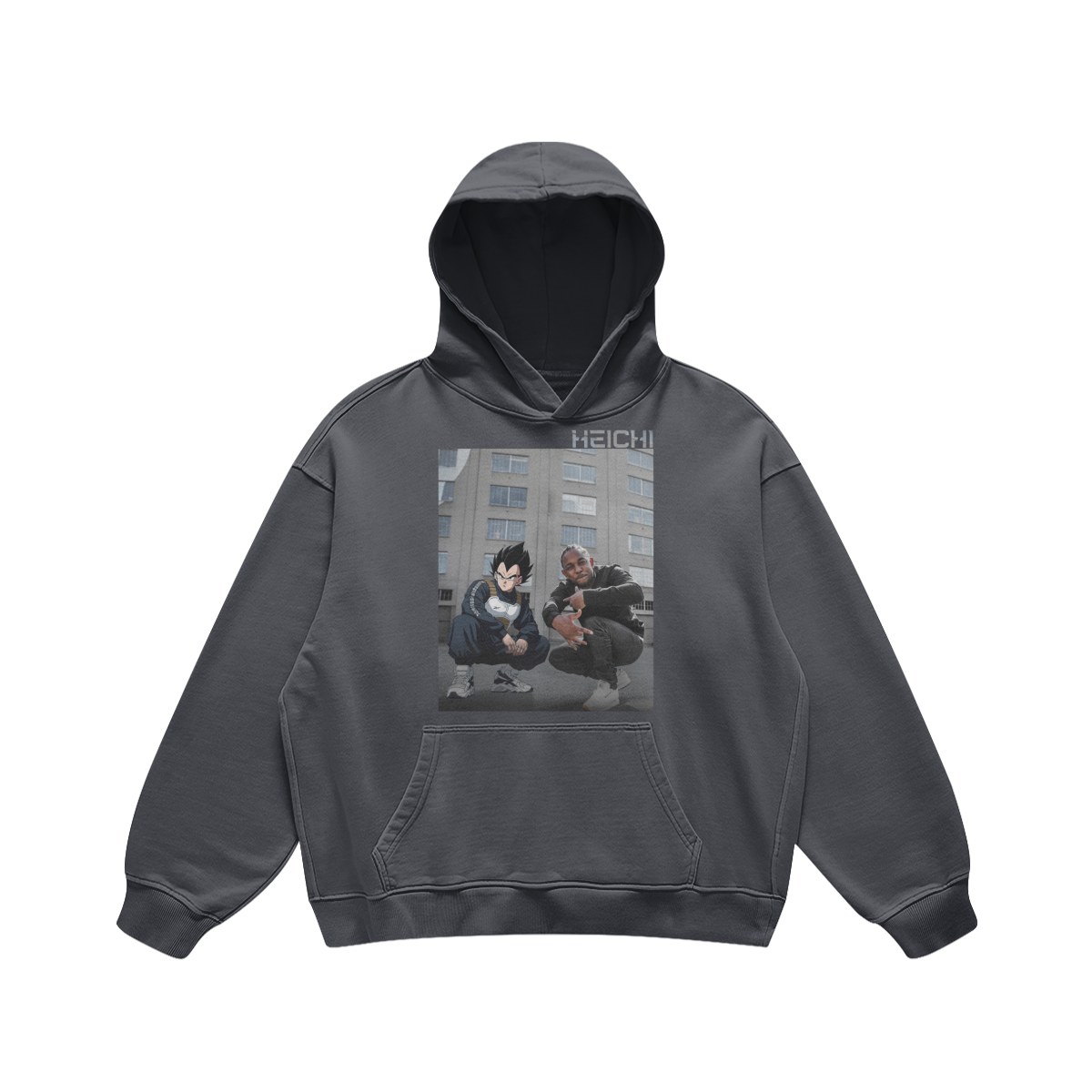 Kendrick x Vegeta - Osaka Faded Hoodie
