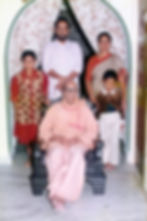 With Swami Ekatmanandaji Maharaj