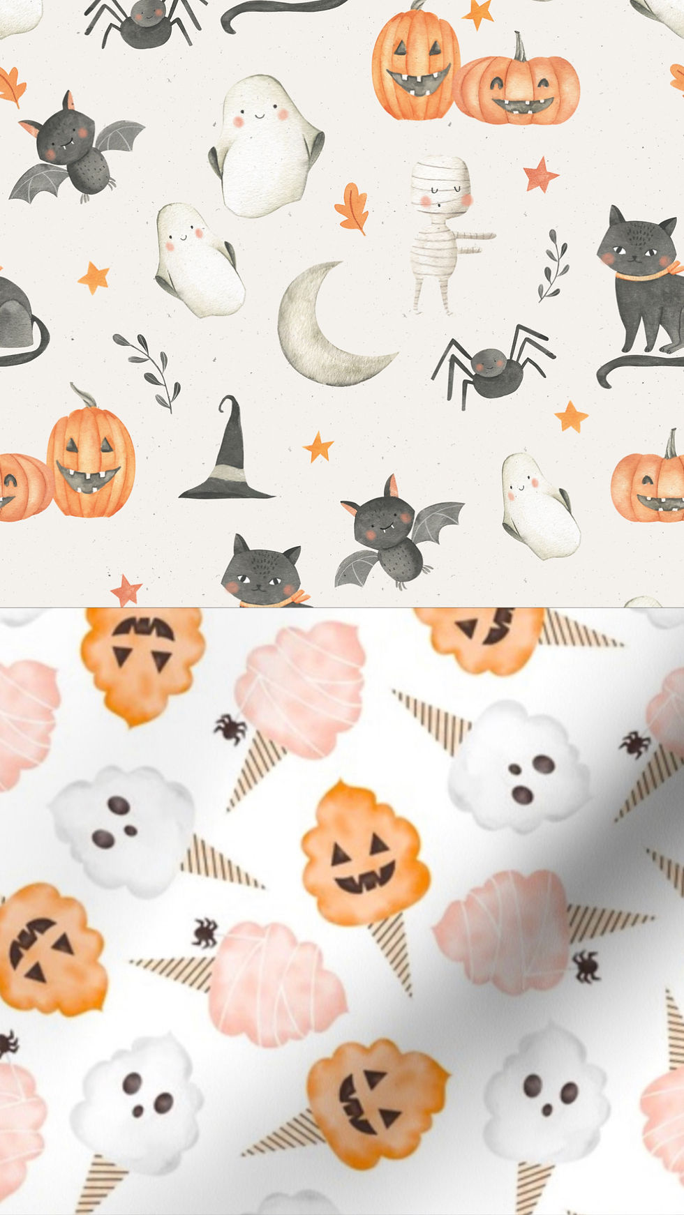 Halloween cotton candy