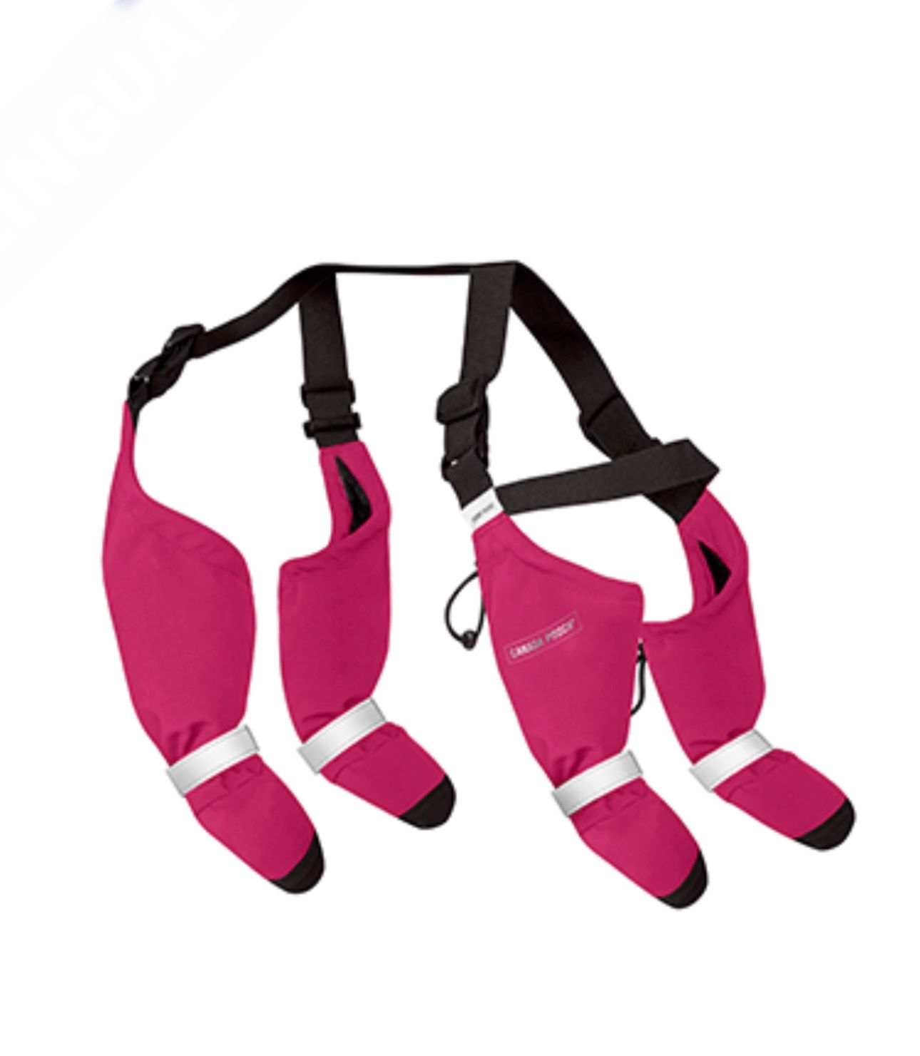 Canada Pooch - Bottes avec bretelles rose grandeur 5