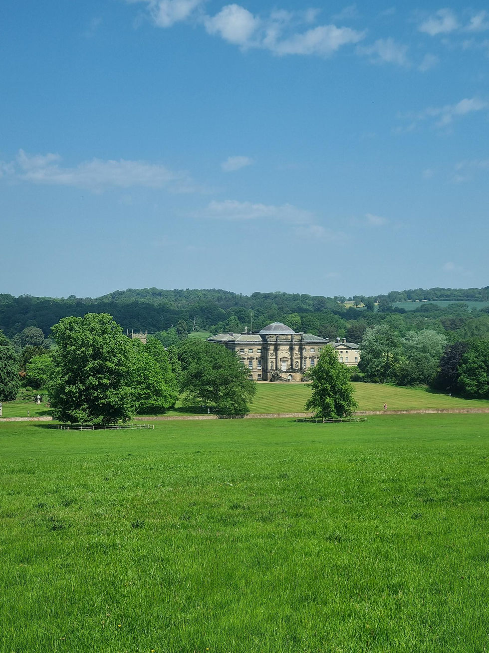 View of Kedleston Hall in Derbyshire