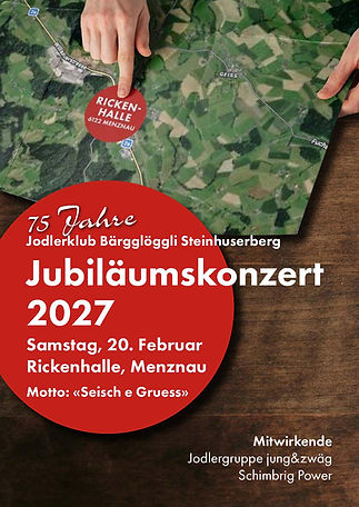 Flyer Jubiläumskonzert 2027