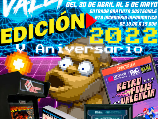 El evento dedicado a la retroinformática, Retrópolis Valencia, celebra su V edición