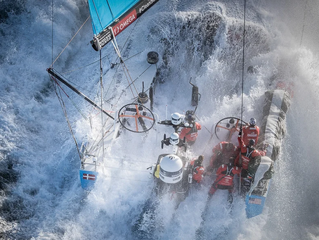 Strength in the storms. No good sailors are made without storms!