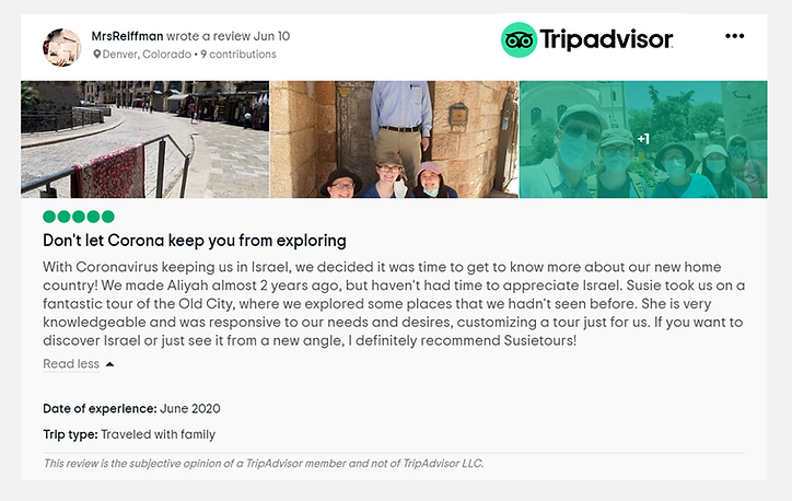 Reiffman recommendation on tripadvisor.p