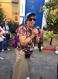 SusieTours AACI Tel Aviv tour October 2021 Susie in Neve Tzedek .JPG