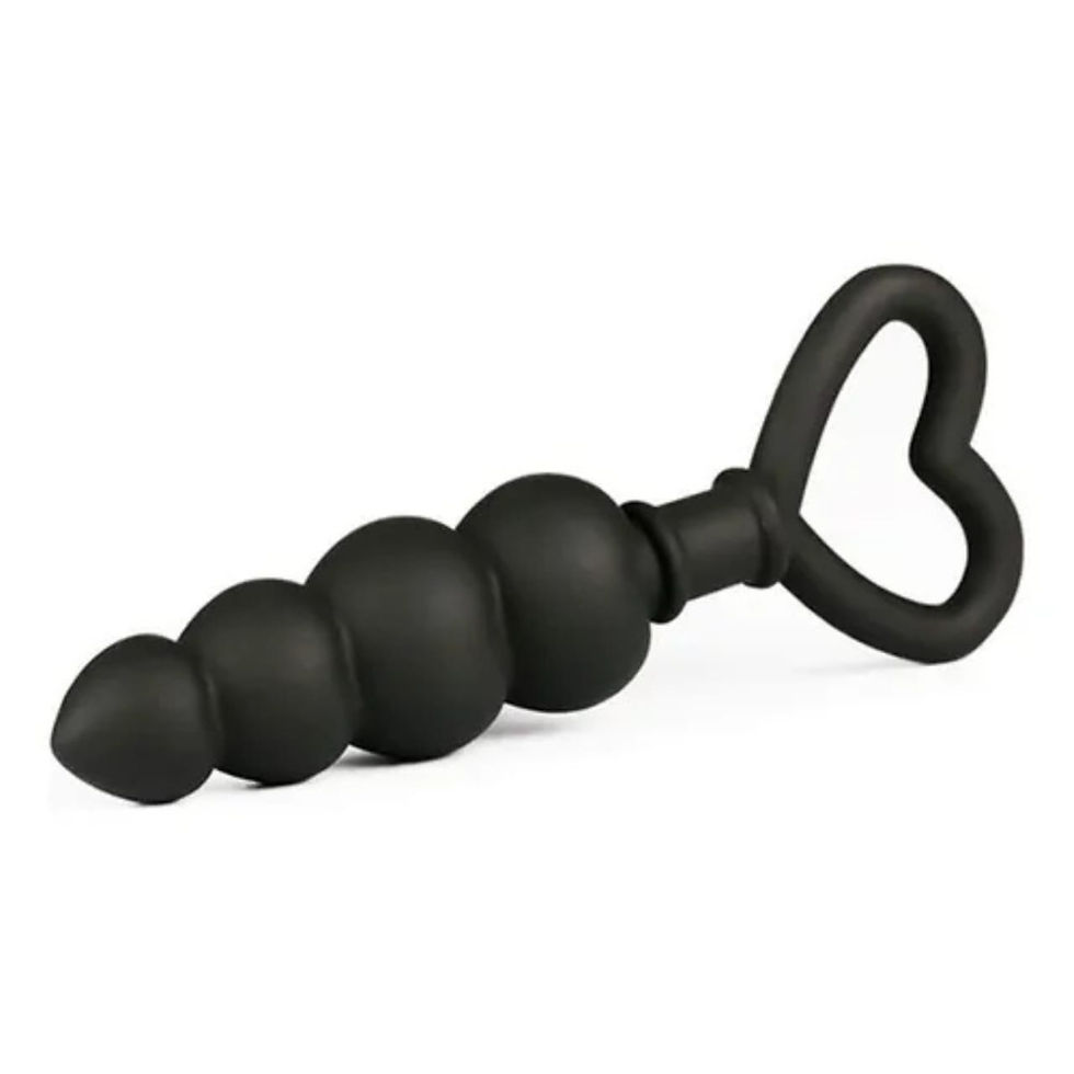 Miniatura: Plug Anal Escalonado Em Silicone Coração