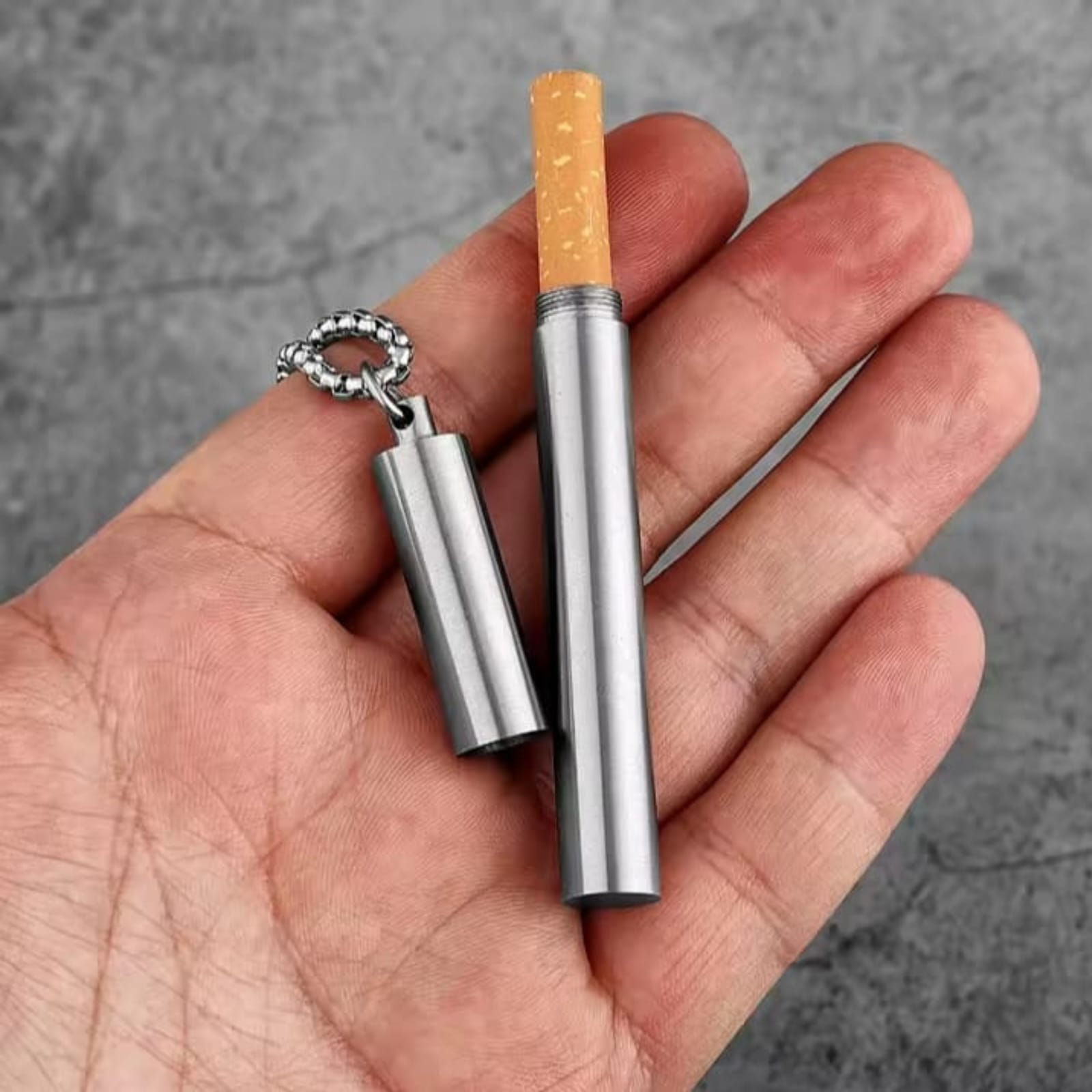 Pingente Last Cigarrette em Aço
