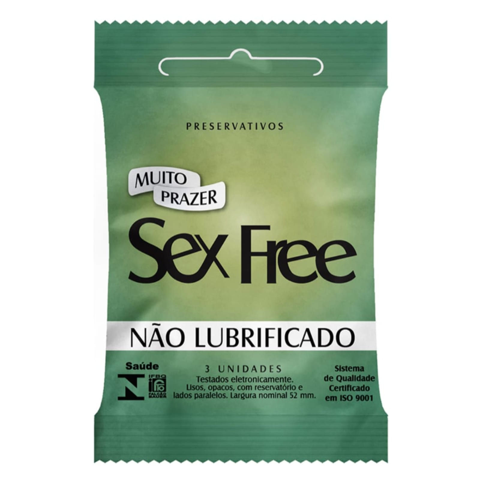 Preservativo Sex Free - Não Lubrificado