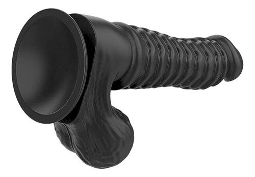 Miniatura: Dildo Com Texturas De Escamas E Ventosa