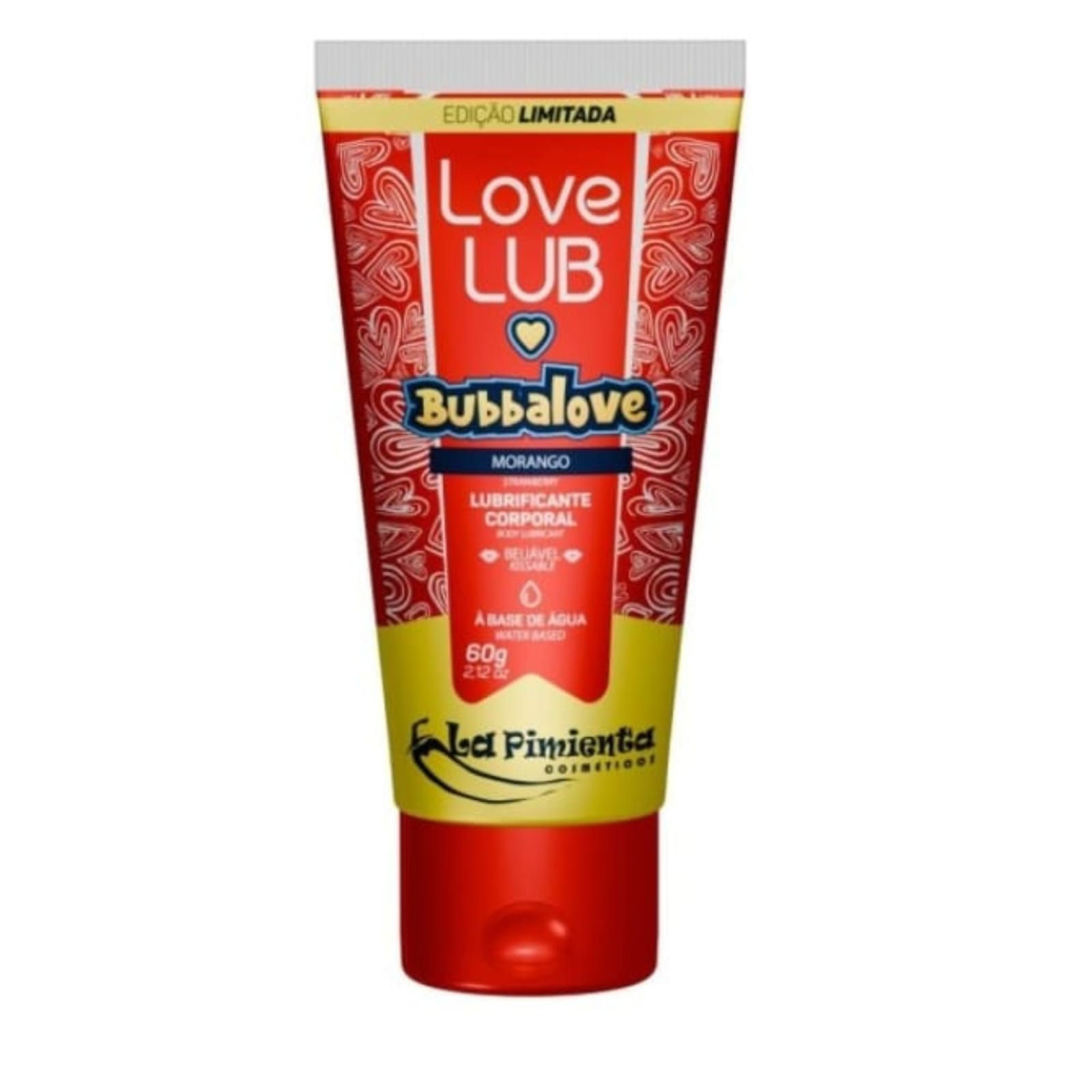 Love lub bubbalove lubrificante corporal beijável 60g