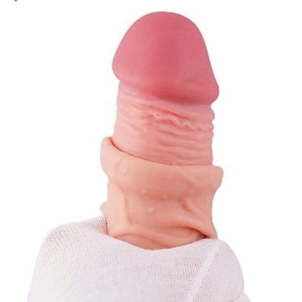 Pênis Real Skin 22,8cm Com Escroto