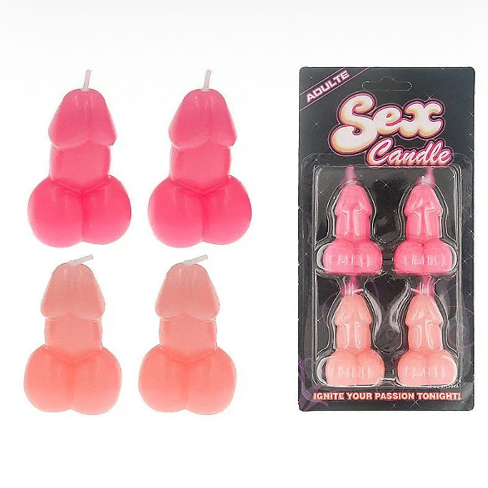 Kit Velas Eroticas Formato de Penis