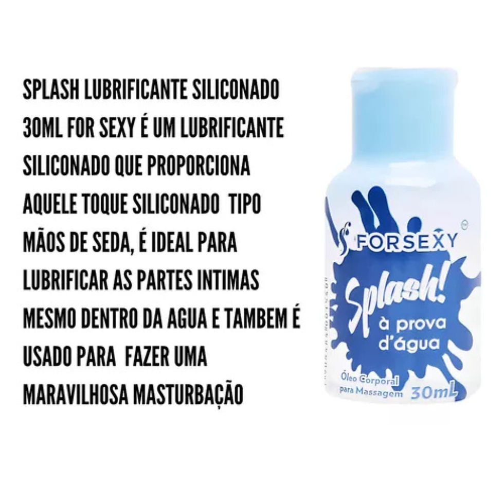 Splash Lubrificante Siliconado 30Ml