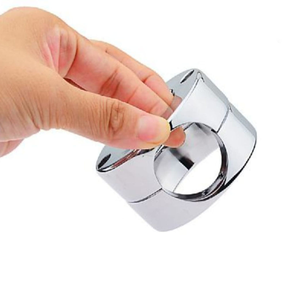 Miniatura: Anel Peniano Em Aço Inoxidável Com Trava Para Bondage